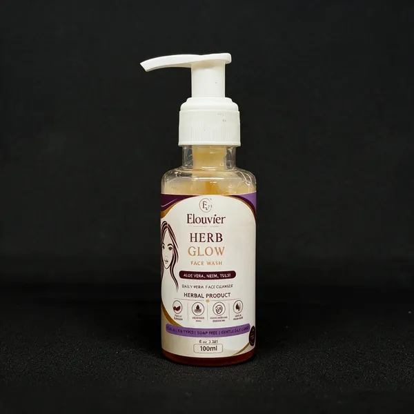 Elouvier_Herb_Glow_Neem_Tulsi_Aloe_Vera_Face_Wash
