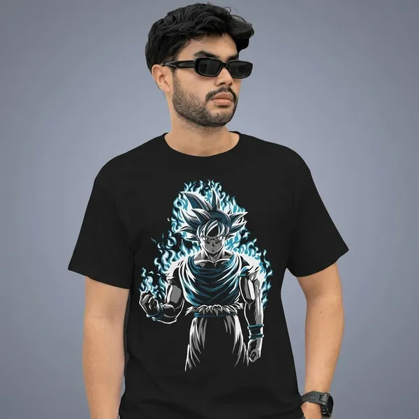 Black_Pure_Cotton_Graphic_Print_Crew_Neck_T-Shirt_For_Men