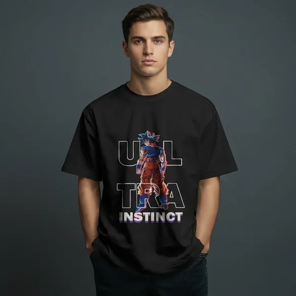 Black_Pure_Cotton__Goku_Printed_Round_Neck_T-Shirt_For_Men