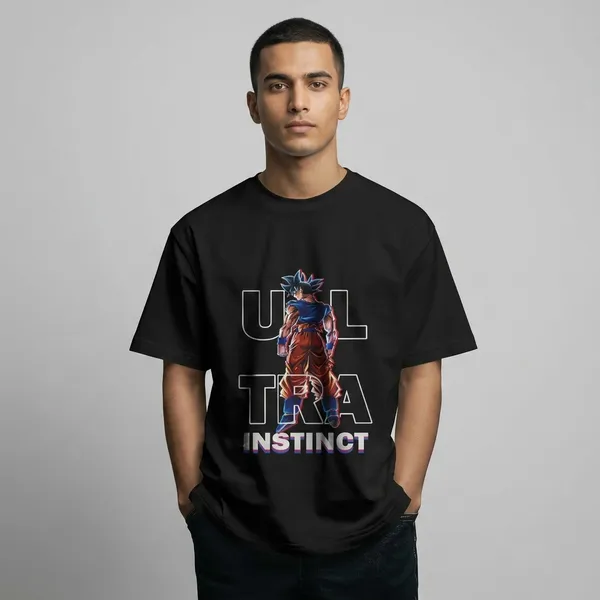 Black_Pure_Cotton__Goku_Printed_Round_Neck_T-Shirt_For_Men