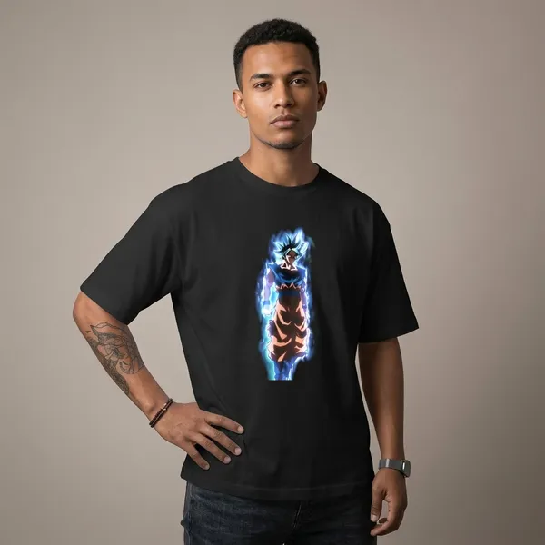 Black_Pure_Cotton_Goku_Graphic_Print_Round_Neck_T-Shirt_For_Men