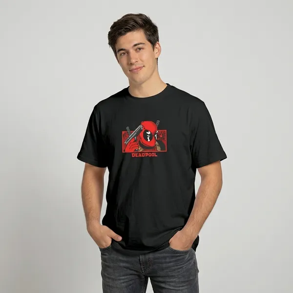 Black_Pure_Cotton_Deadpool_embroidery_T-Shirt_For_Men