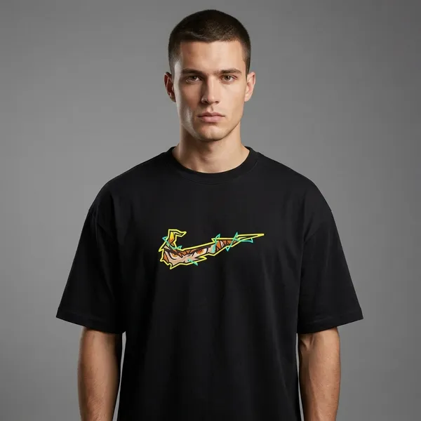 Black_Pure_Cotton_Demon_Slayer_Graphic_Logo_T-Shirt_For_Men