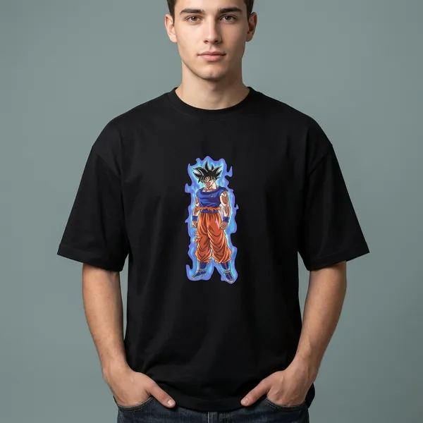 Black_Pure_Cotton_Goku_Anime_Character_Graphic_T-Shirt_For_Men