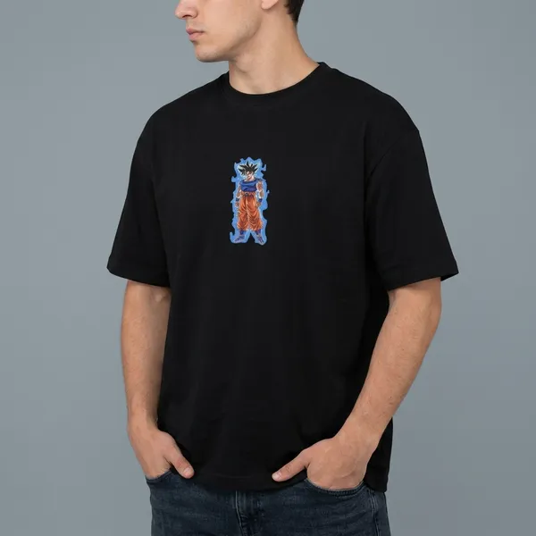 Black_Pure_Cotton_Goku_Anime_Character_Graphic_T-Shirt_For_Men