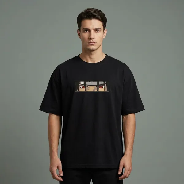 Black_Pure_Cotton_Itachi_Uchiha_Naruto_Embroidered_Round_Neck_T-Shirt_For_Men