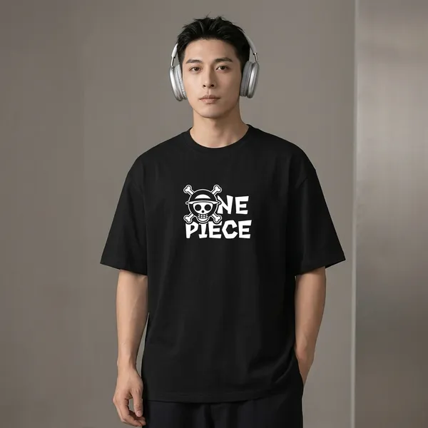 Black_Pure_Cotton_Graphic_Print_Round_Neck_T-Shirt_For_Men