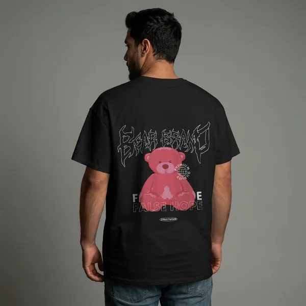 Black_Pure_Cotton_Graphic_Print_Crew_Neck_T-Shirt_For_Men