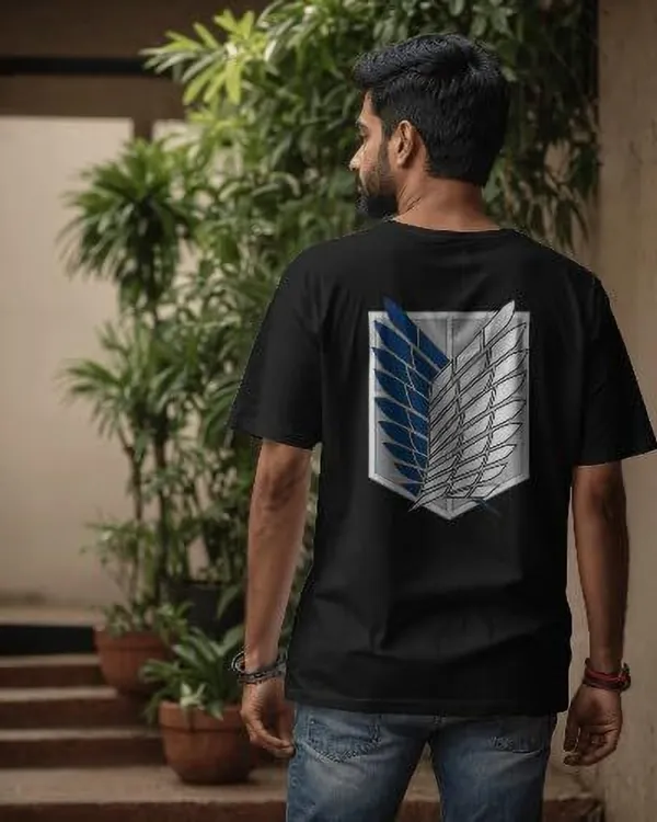 Black_Pure_Cotton_Graphic_Print_Crew_Neck_T-Shirt_For_Men