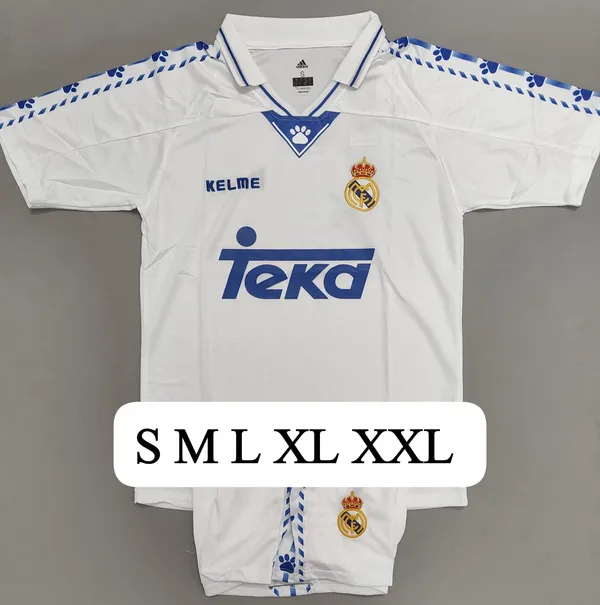 White_Polyester_Real_Madrid_Retro_Jersey_set_with_shorts