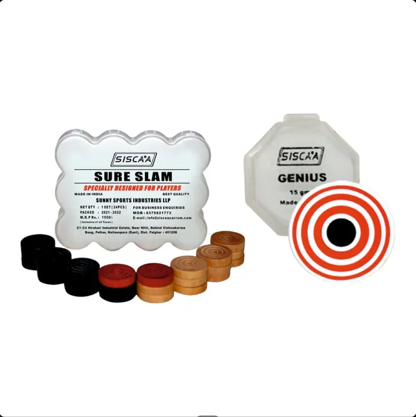 Siscaa_Champion_Sureslam_Carrom_Board_Includes_Without_Coin,_Striker,_And_Powder_-_20_Mm