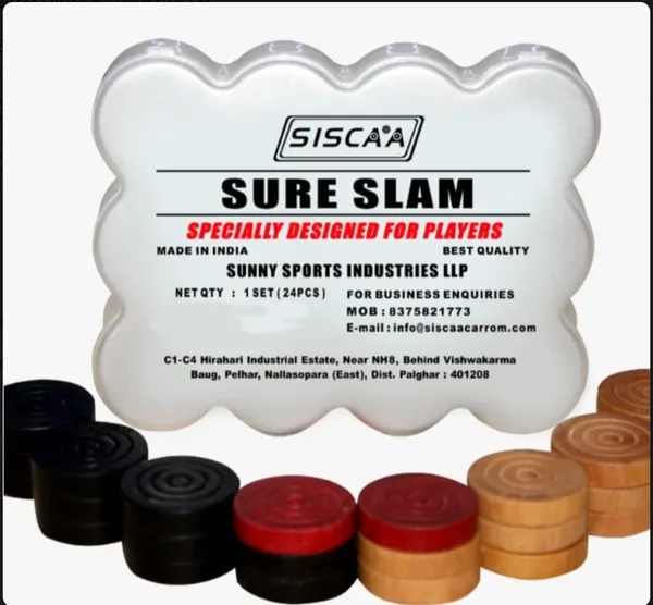 Siscaa_Sureslam_Carrom_Coin_Set_-_18X14X0.1_Cm
