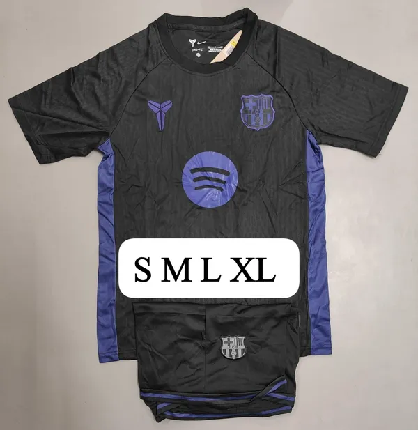 Black_And_Blue_Barca_Retro_Jersey_set_with_shorts