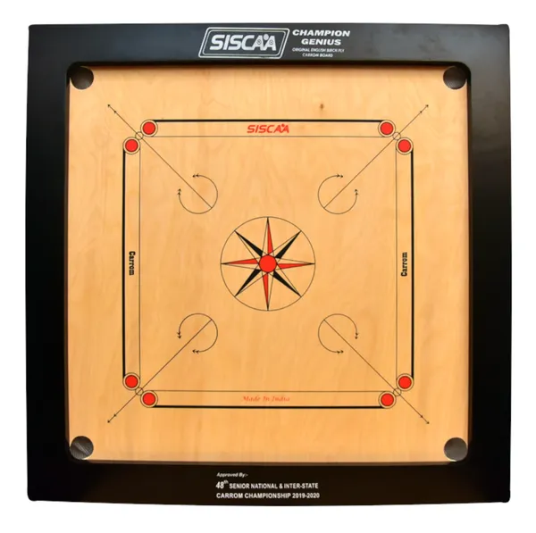 Siscam_Champion_Genius_Carrom_Board_With_Coin_&_Striker_-_20_Mm