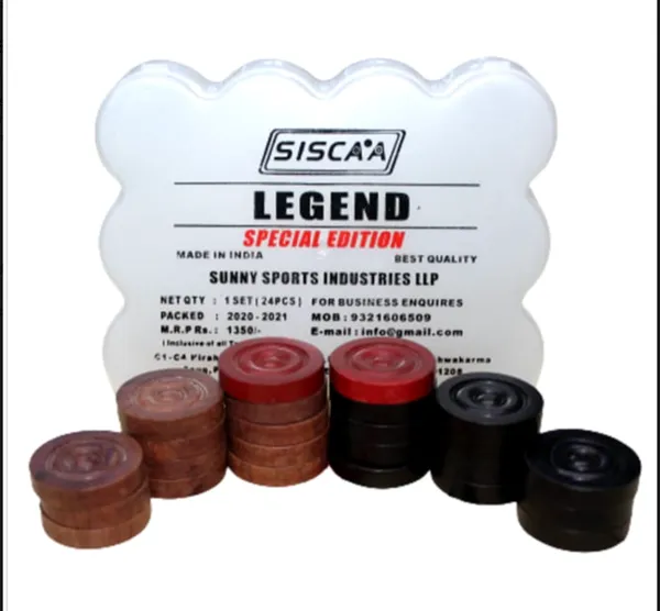 Siscaa_Legend_Special_Edition__Carrom_Coins_Set_-_32_Mm