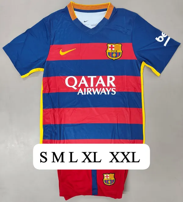 Blue_Red_Striped_Barca_Retro_Jersey_set_with_shorts