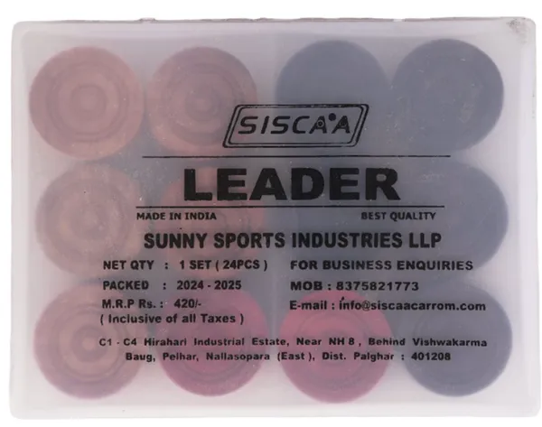 Siscaa_Leader_Carrom_Coin_Set_-_32_Mm