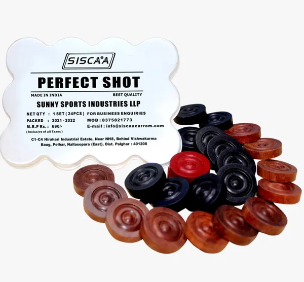 Siscaa_Perfect_Shot_Carrom_Coin_Set_-_32_Mm