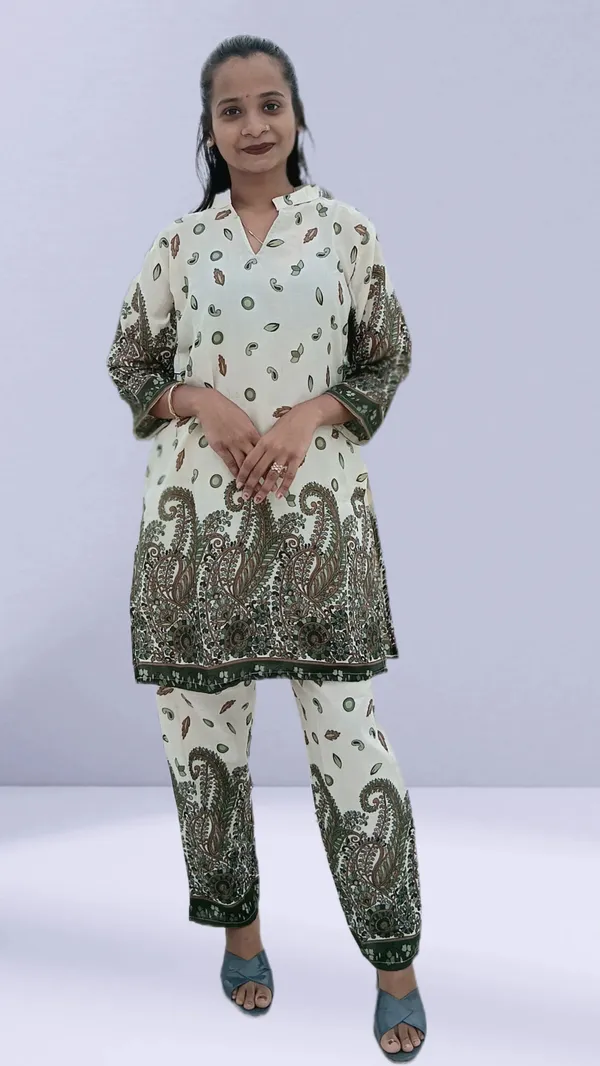 Blue_Poly-Cotton_Printed_Co-Ords_Set_For_Women