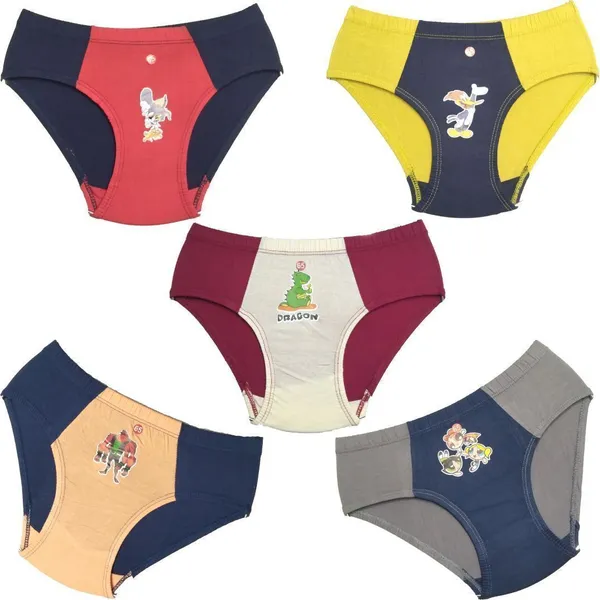 Multicolour_Cotton_Brief_For_Boys_(Pack_Of_5)