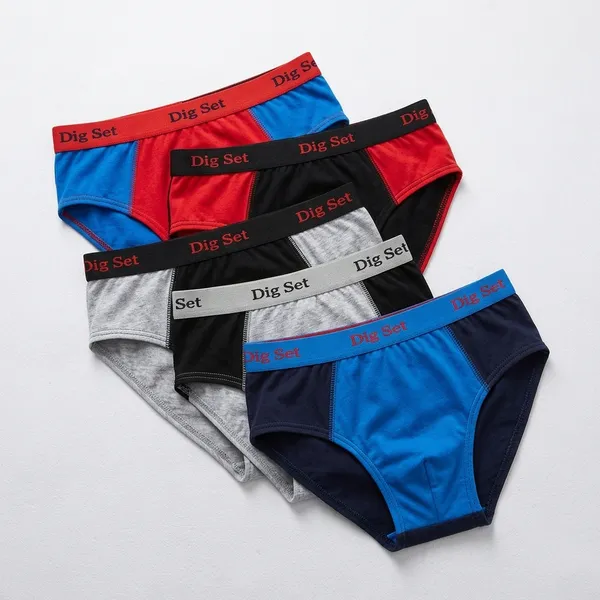 Multicolour_Cotton_Brief_Innerwear_For_Boys_(Pack_Of_5)