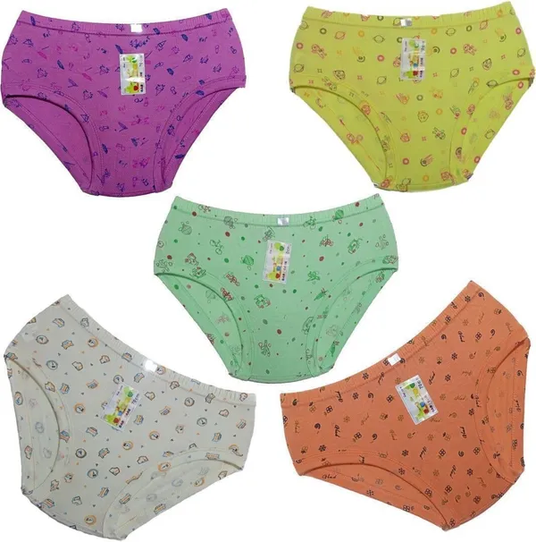 Multicolour_Cotton_Innerwear_For_Girls_(Pack_Of_5)