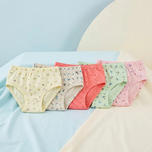Multicolour_Cotton_Printed_Innerwear_For_Girls_(Pack_Of_5)