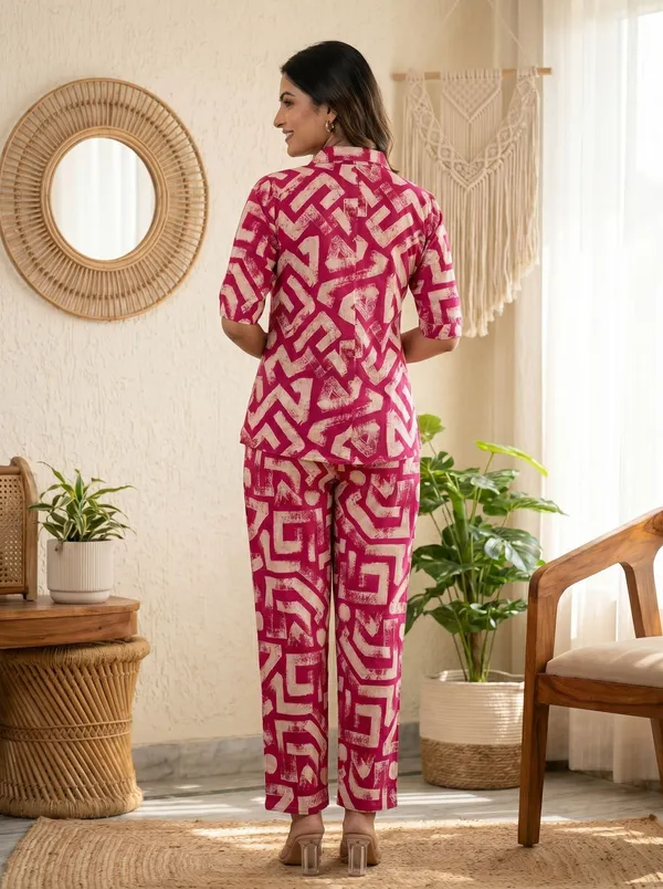 Pink_And_Beige_Cotton_Blend_Premum_Co-Ords_For_Women