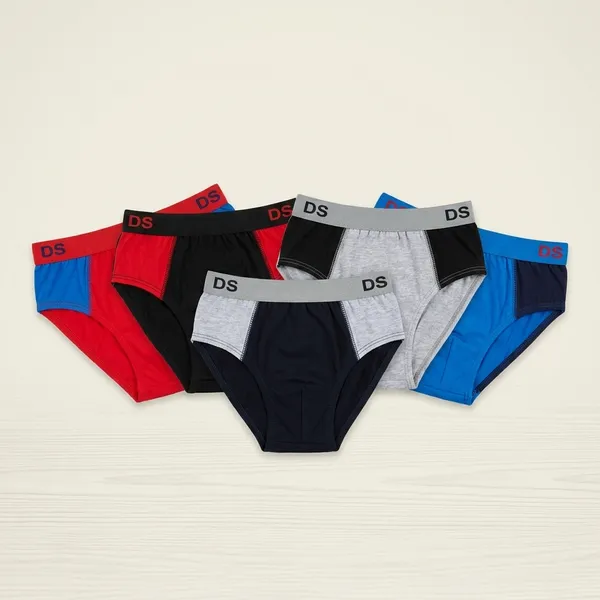 Multicolour_Cotton_Brief_For_Boys_(Pack_Of_5)