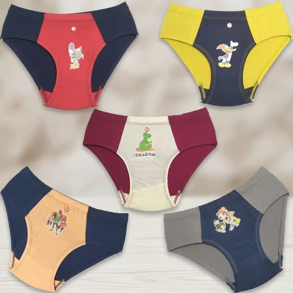 Multicolour_Cotton_Brief_For_Boys_(Pack_Of_5)
