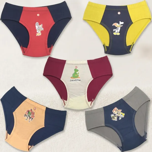 Multicolour_Cotton_Brief_For_Boys_(Pack_Of_5)