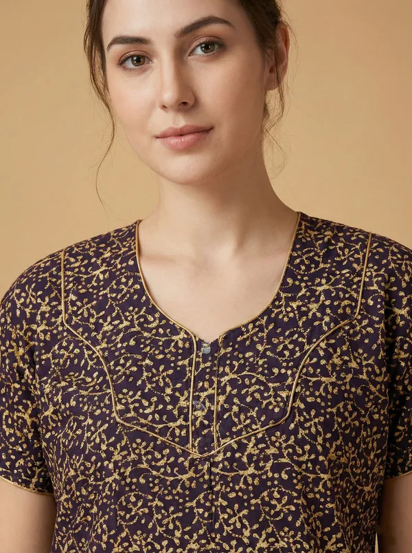 Purple_Cotton_Floral_Printed_Nighty_For_Women