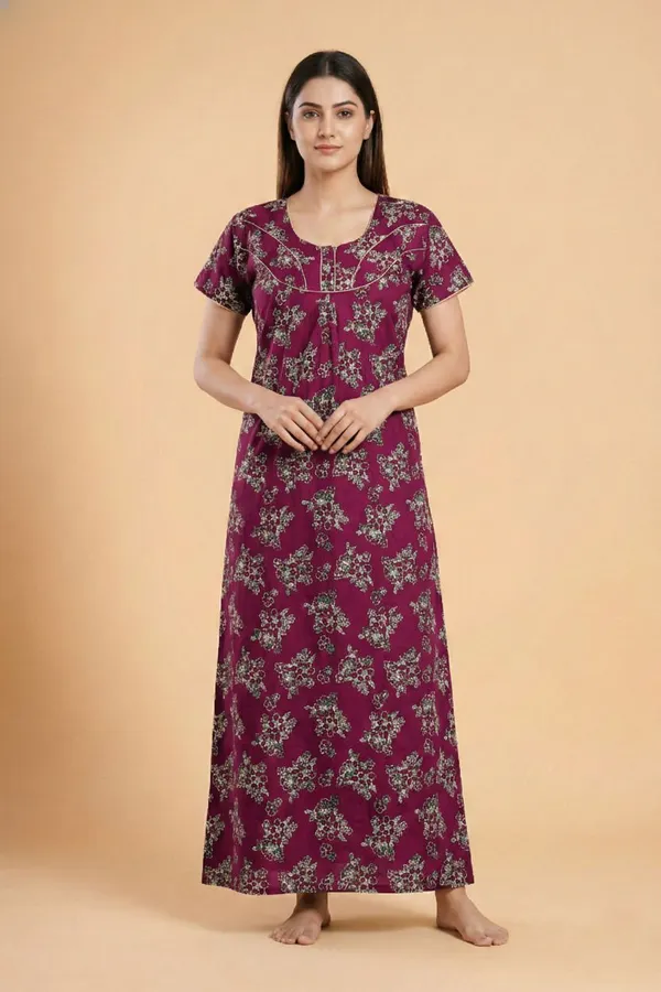 Pink_Cotton_Nighty_For_Women