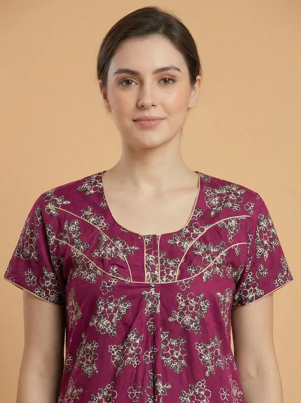 Pink_Cotton_Nighty_For_Women
