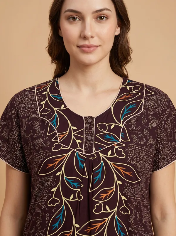 Purple_Cotton_Printed_Nighty_For_Women