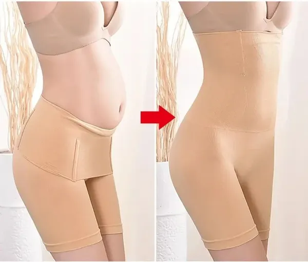 Beige_Polyester_Shapewear_For_Women