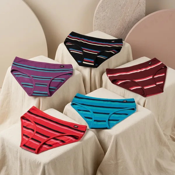 Multicolor_Cotton_Low-Rise_Striped_Panty_For_Women_Pack_Of_5