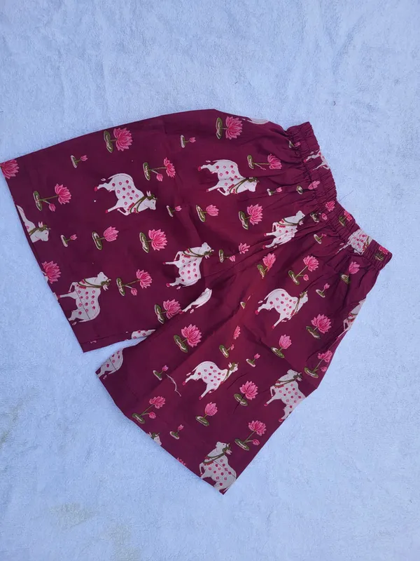Maroon_Cotton_co_ord_set_for_Boys