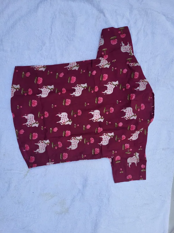 Maroon_Cotton_co_ord_set_for_Boys