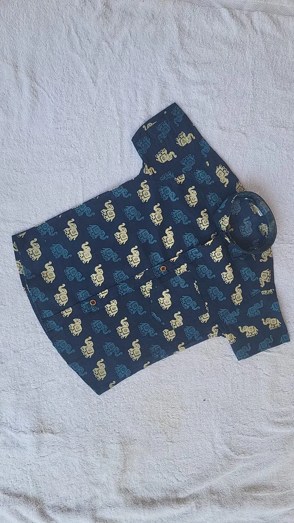 Navy_Blue_Cotton_Elephant_Print_Cord-set_Suit_for_Kids