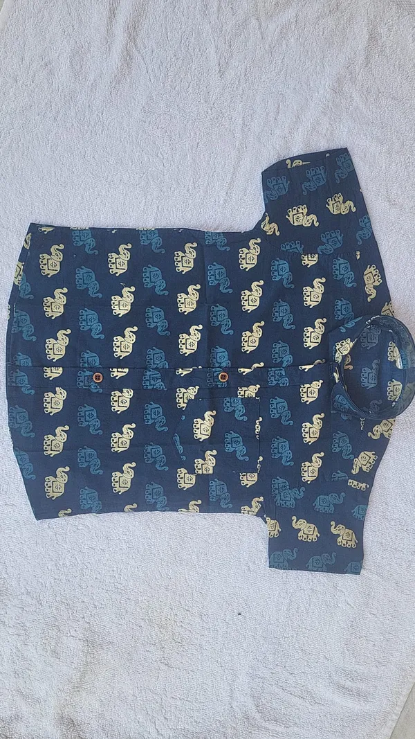 Navy_Blue_Cotton_Elephant_Print_Cord-set_Suit_for_Kids