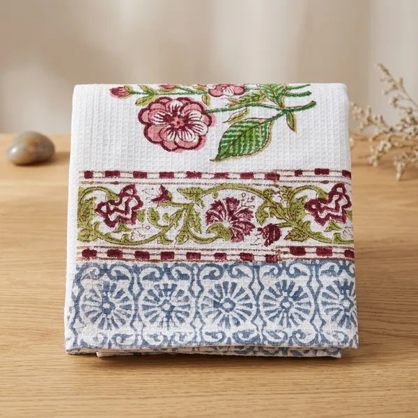 White_Cotton_Floral_Embroidered_Bath_Towel_Set