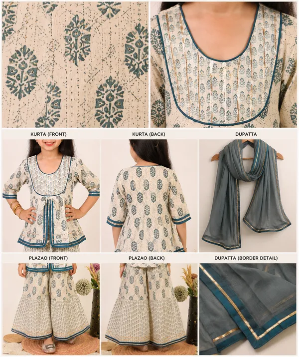 Ivory_Floral_Print_Pure_Cotton_Kurta_Palazzo_Set_with_Dupatta_for_Girls