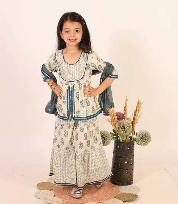 Ivory_Floral_Print_Pure_Cotton_Kurta_Palazzo_Set_with_Dupatta_for_Girls