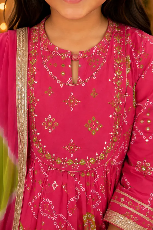 Pink_Bandhani_Print_Pure_Cotton_Kurta_Palazzo_Set_with_Dupatta_for_Girls
