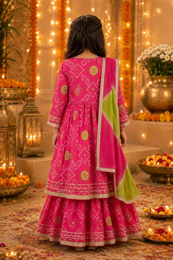 Pink_Bandhani_Print_Pure_Cotton_Kurta_Palazzo_Set_with_Dupatta_for_Girls