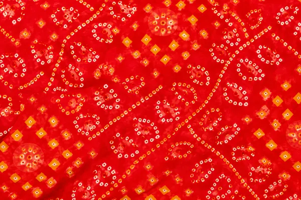 Red_Bandhani_Print_Cotton_Shirt_for_Women