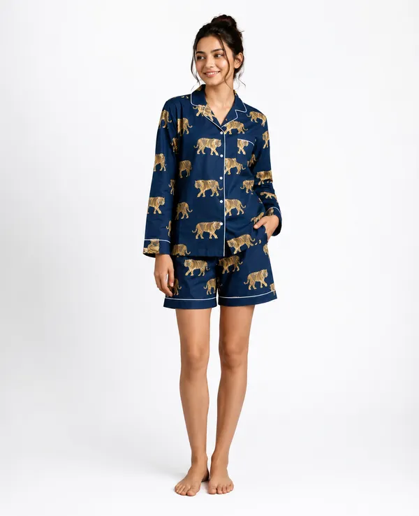 Navy_Blue_Tiger_Print_stitched_night_suit_For_Men
