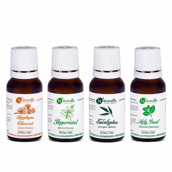 Naturalis_15Ml_Essential_Oil_Gift_Pack_Of_4_For_Health_Care_Cedarwood_Oil_Peppermint_Oil_Eucalyptus_Oil_Holy_Basil_Oil