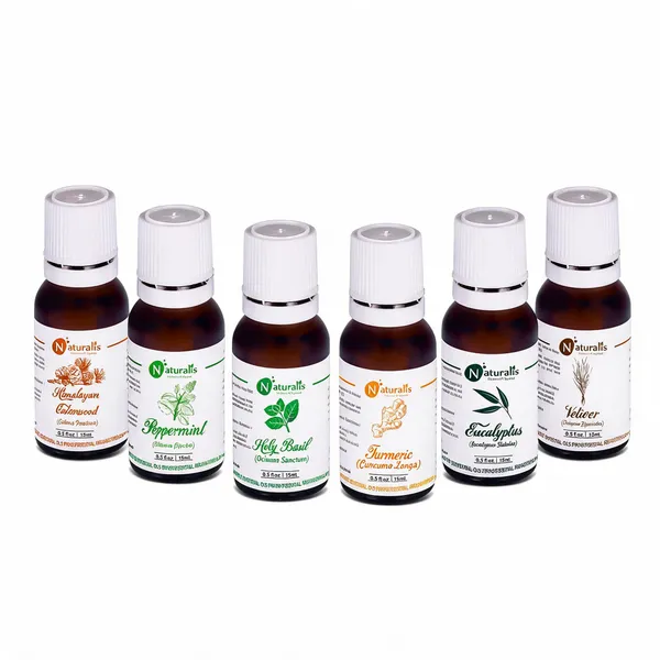 Naturalis_15Ml_Essential_Oil_Gift_Pack_Of_6_For_Health_Care_Cedarwood_Oil_Peppermint_Oil_Holy_Basil_Oil_Turmeric_Oil_Eucalyptus_Oil_Vetiver_Oil
